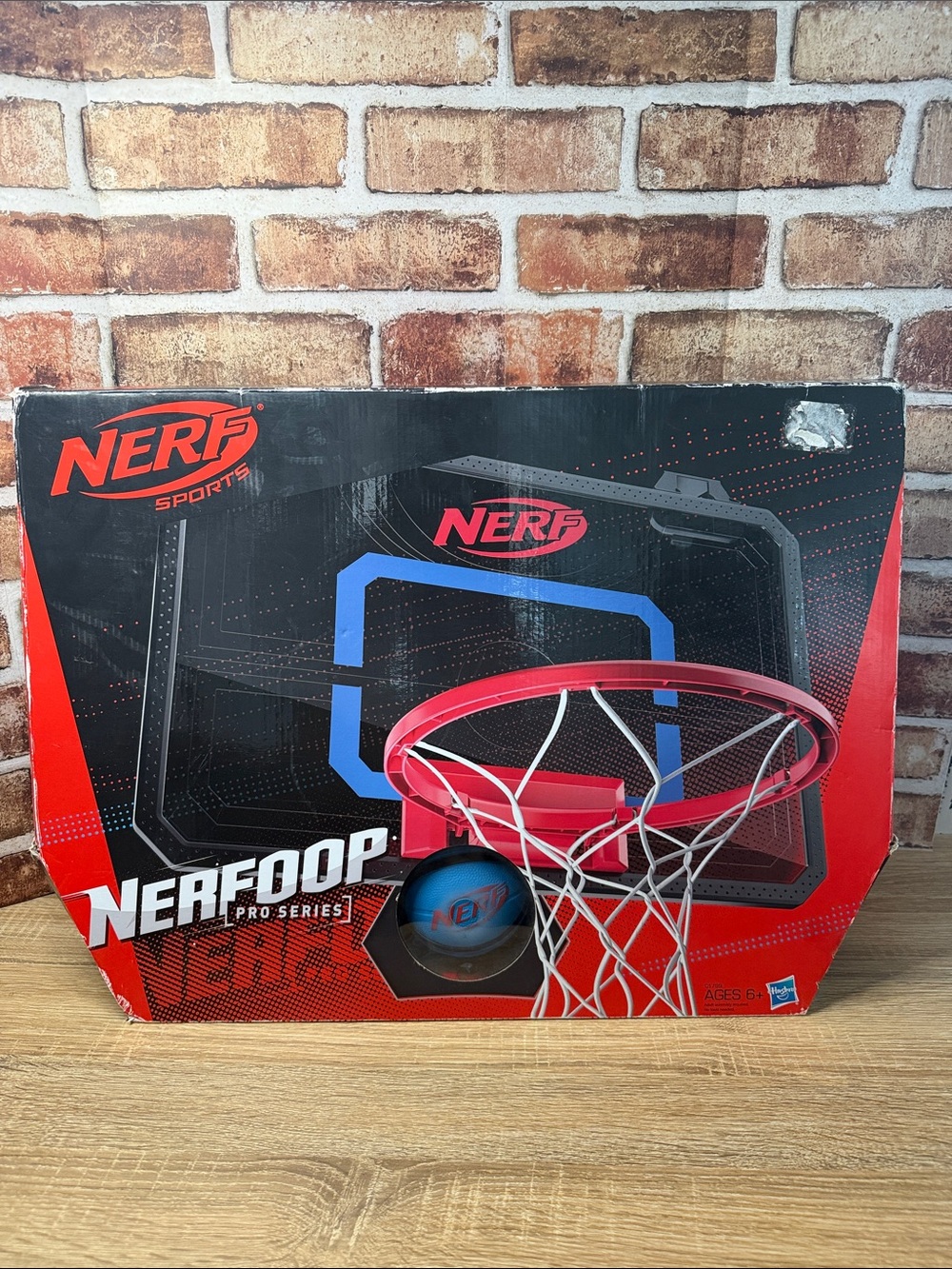 Nerfoop Pro Series Nerf Oop New Indoor Play Basketball Hoop and Ball